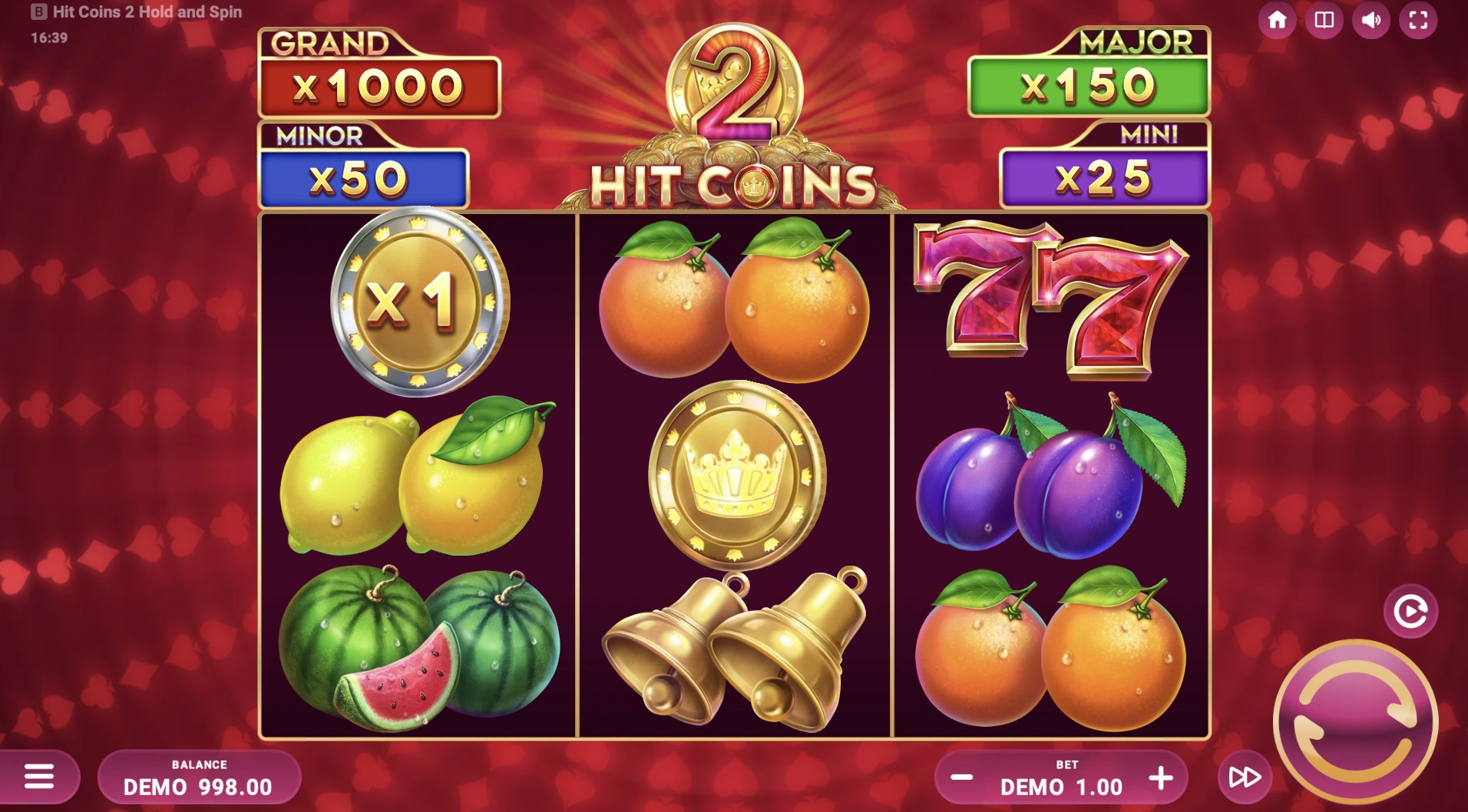   Hit Coins 2 Hold and Spin   Barbara Bang  Casino Pharaon